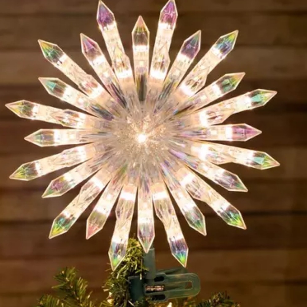 Multicolor Starburst Tree Topper